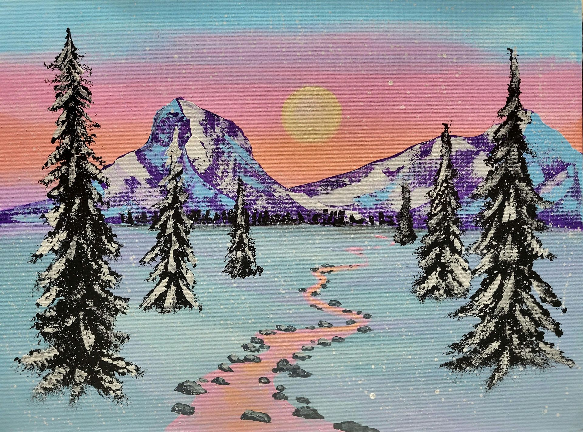 Winter Wonderland Paint Party!