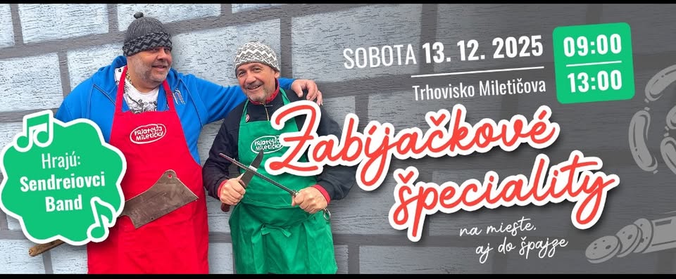 Veľká zabíjačková sobota so Sendreiovcami