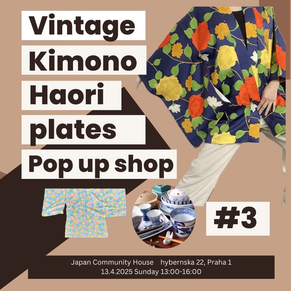 Japanese Kimono, Haori, dishes　pop-up store #3