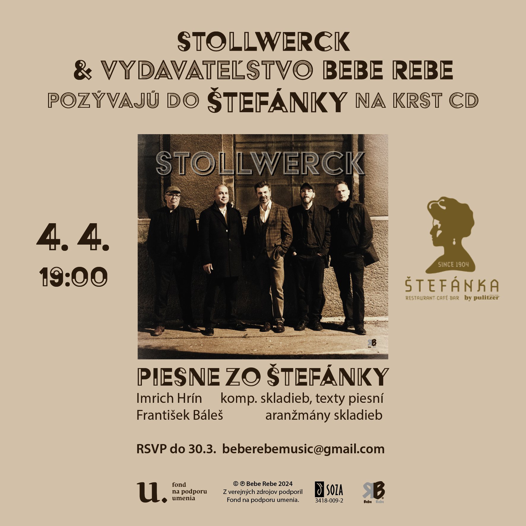 Krst CD Piesne zo Štefánky v Štefánke