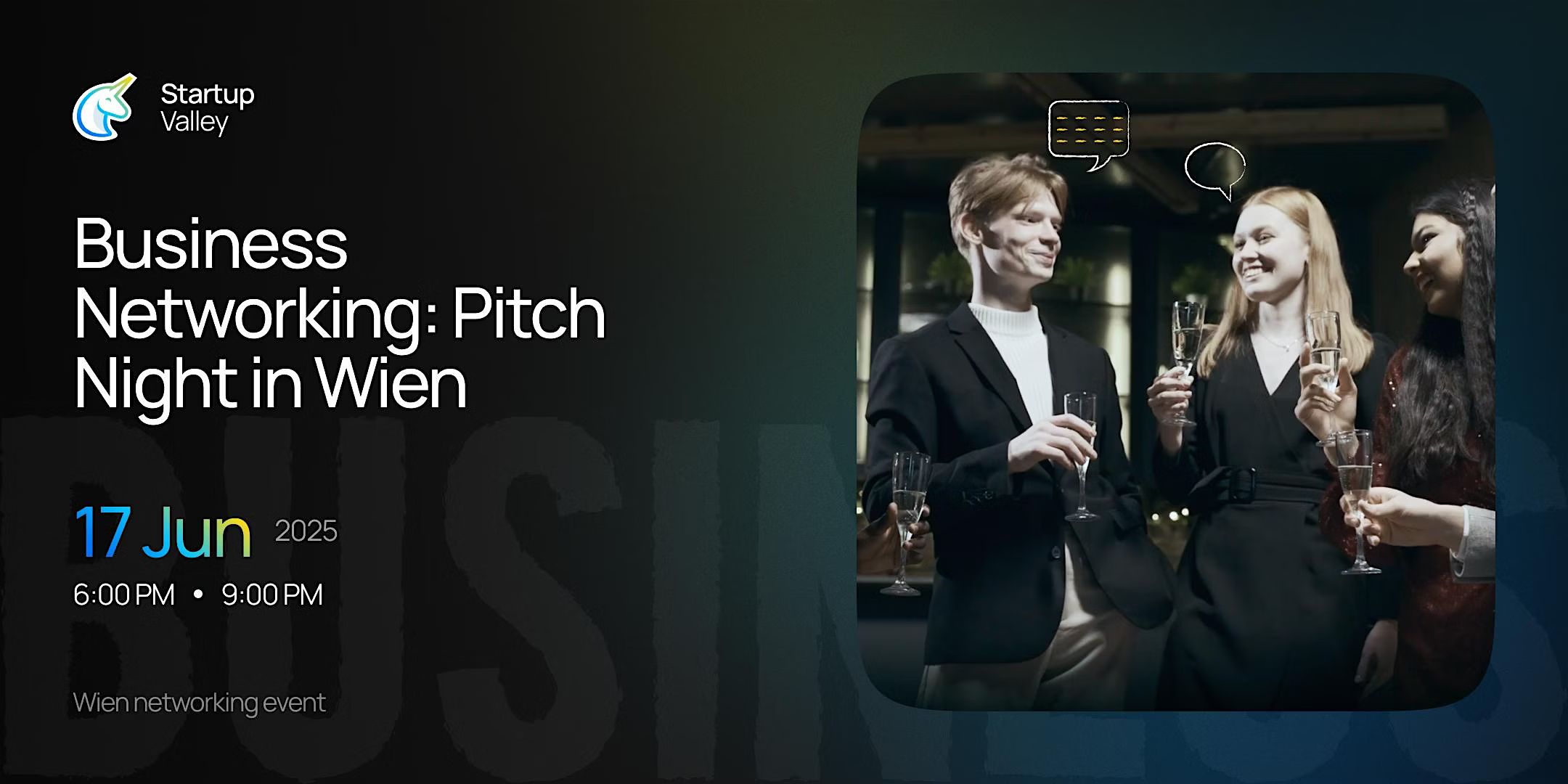 Business‑Networking: Pitch Night in Wien