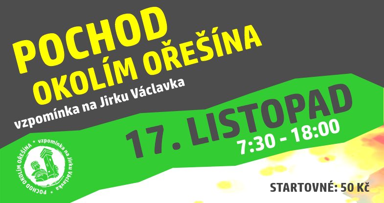 Pochod okolím Ořešína - vzpomínka na Jirku Václavka