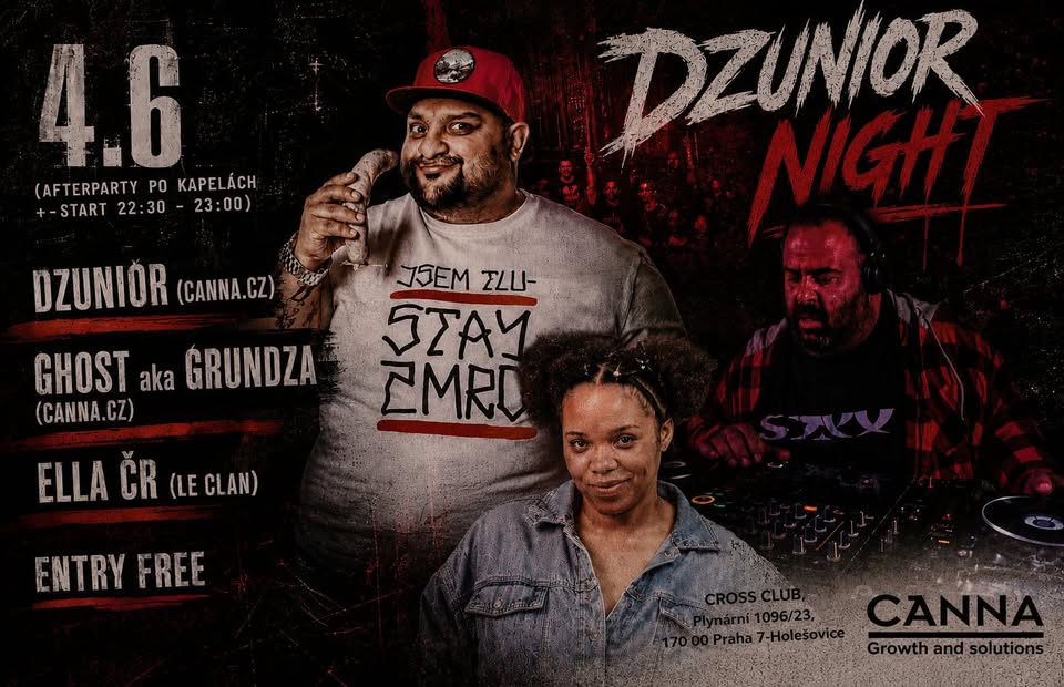 Dzunior Night Bday Bash w/ GHOST aka GRUNDZA  a další...