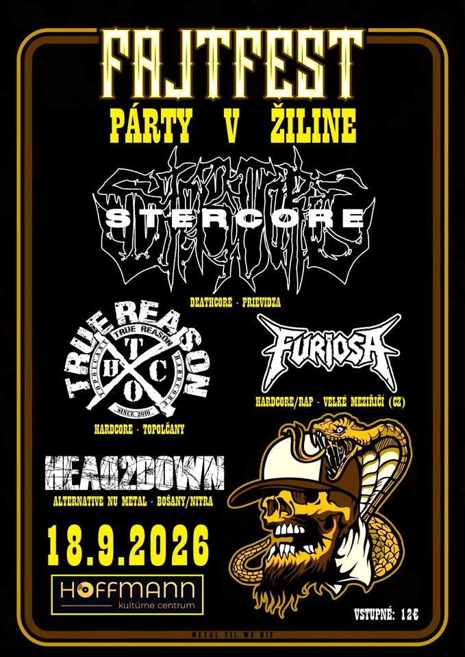 FAJTFEST Párty v Žiline / 18.9.2026