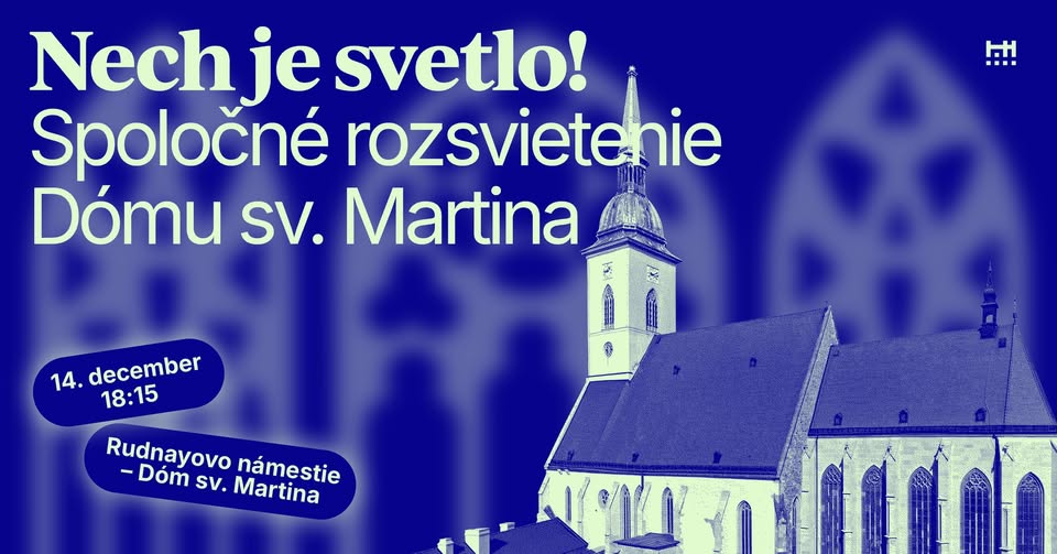 Spoločné rozsvietenie Dómu sv. Martina