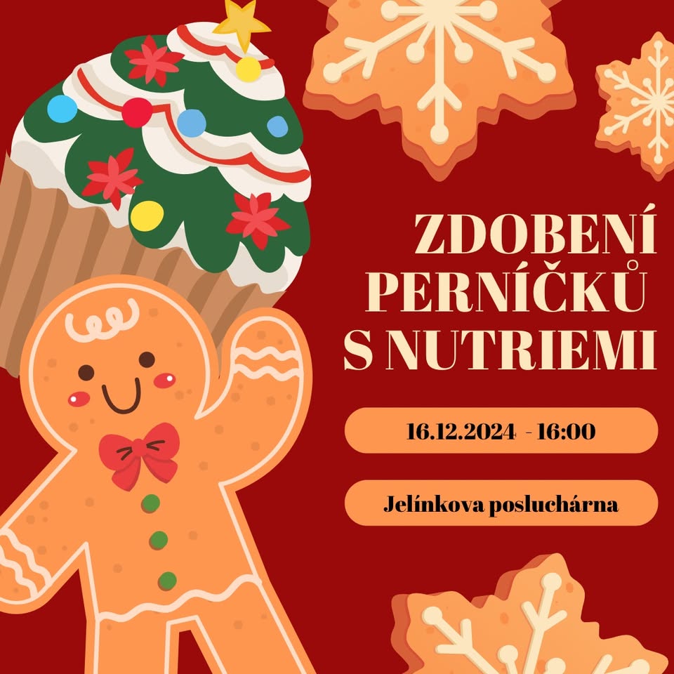 ZDOBENÍ PERNÍČKŮ S NUTRIEMI