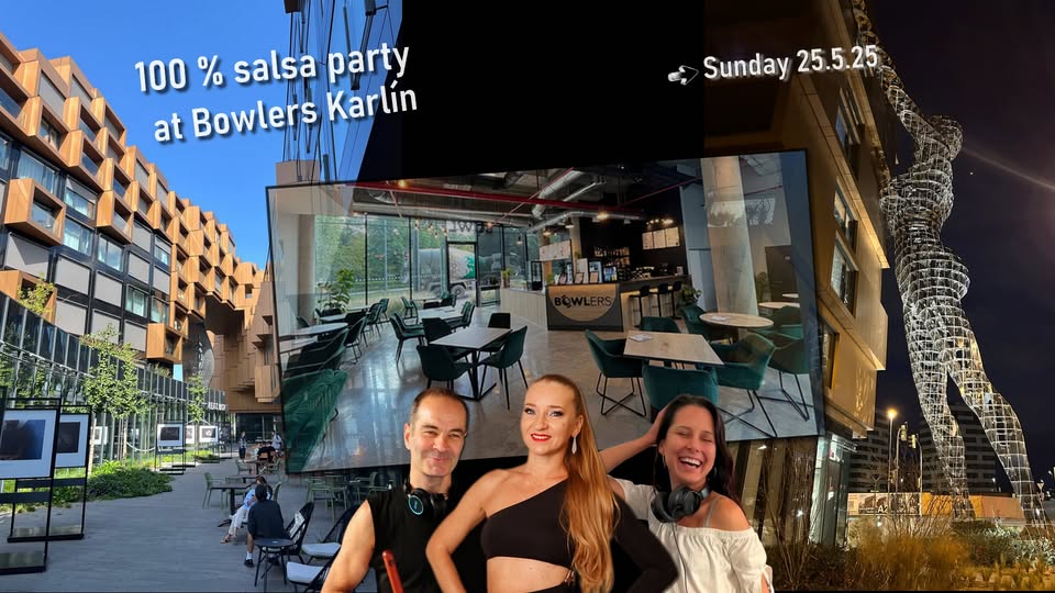100% Salsa party at Bowlers Karlín 🪇🪘🎹