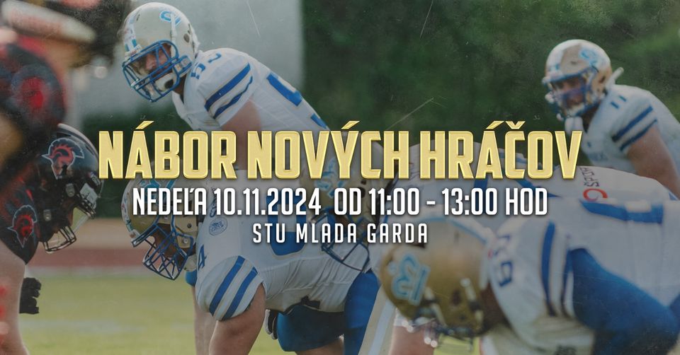 🏈 #4 NÁBOR NOVÝCH HRÁČOV - Staň sa americkým futbalistom