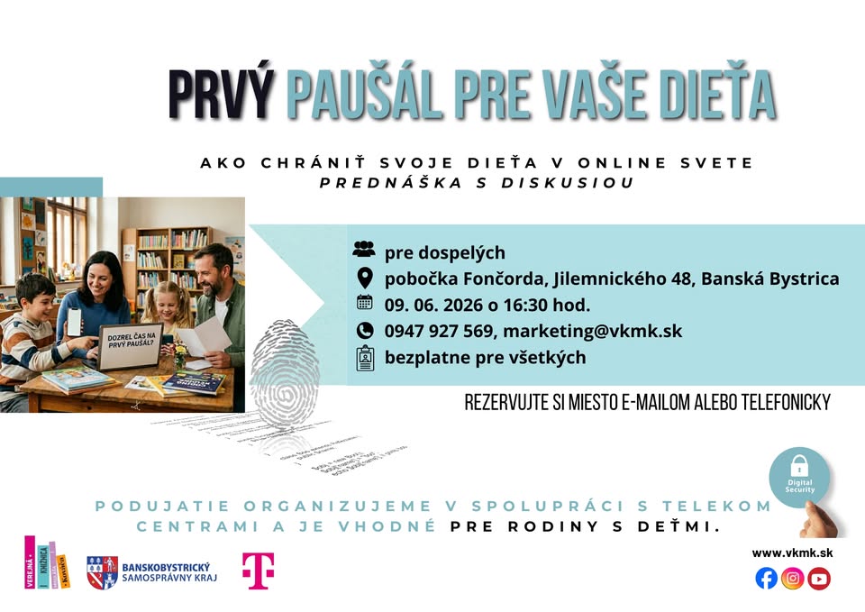 Prvý paušál pre vaše dieťa: ako chrániť dieťa v online svete?