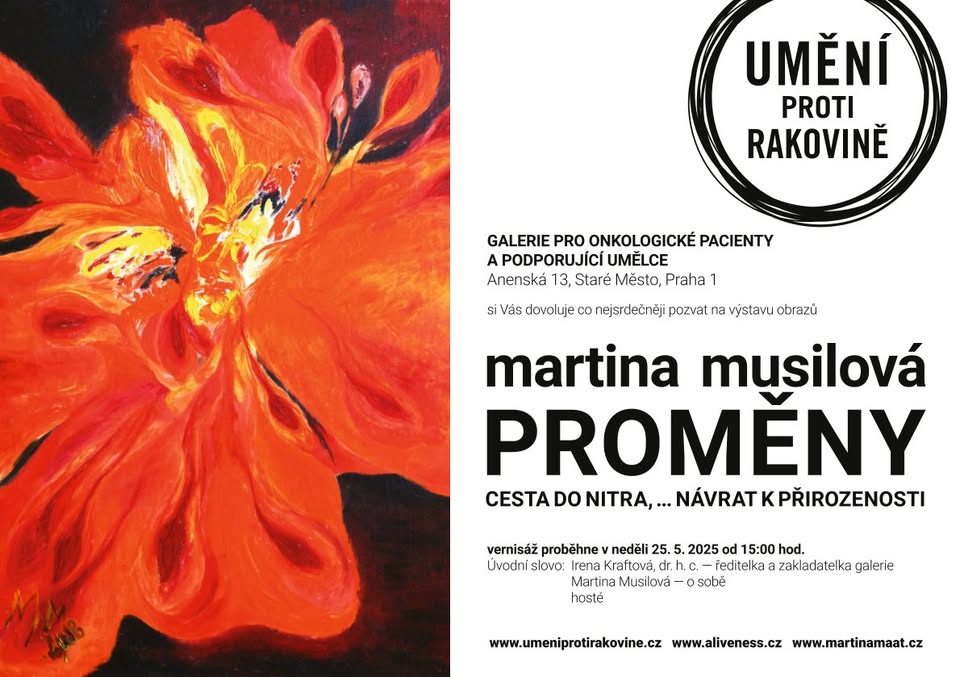 Martina Musilová - PROMĚNY/ CESTA DO NITRA,... VERNISÁŽ