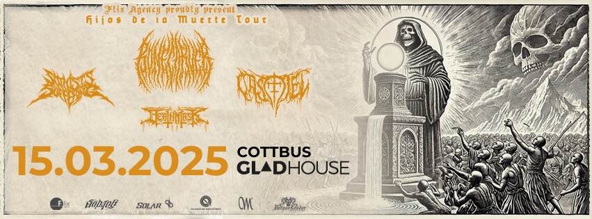 BONECARVER + SO THIS IS SUFFERING + CASTIEL + DEATH MASK  // hijos de la Muerte Tour 2025