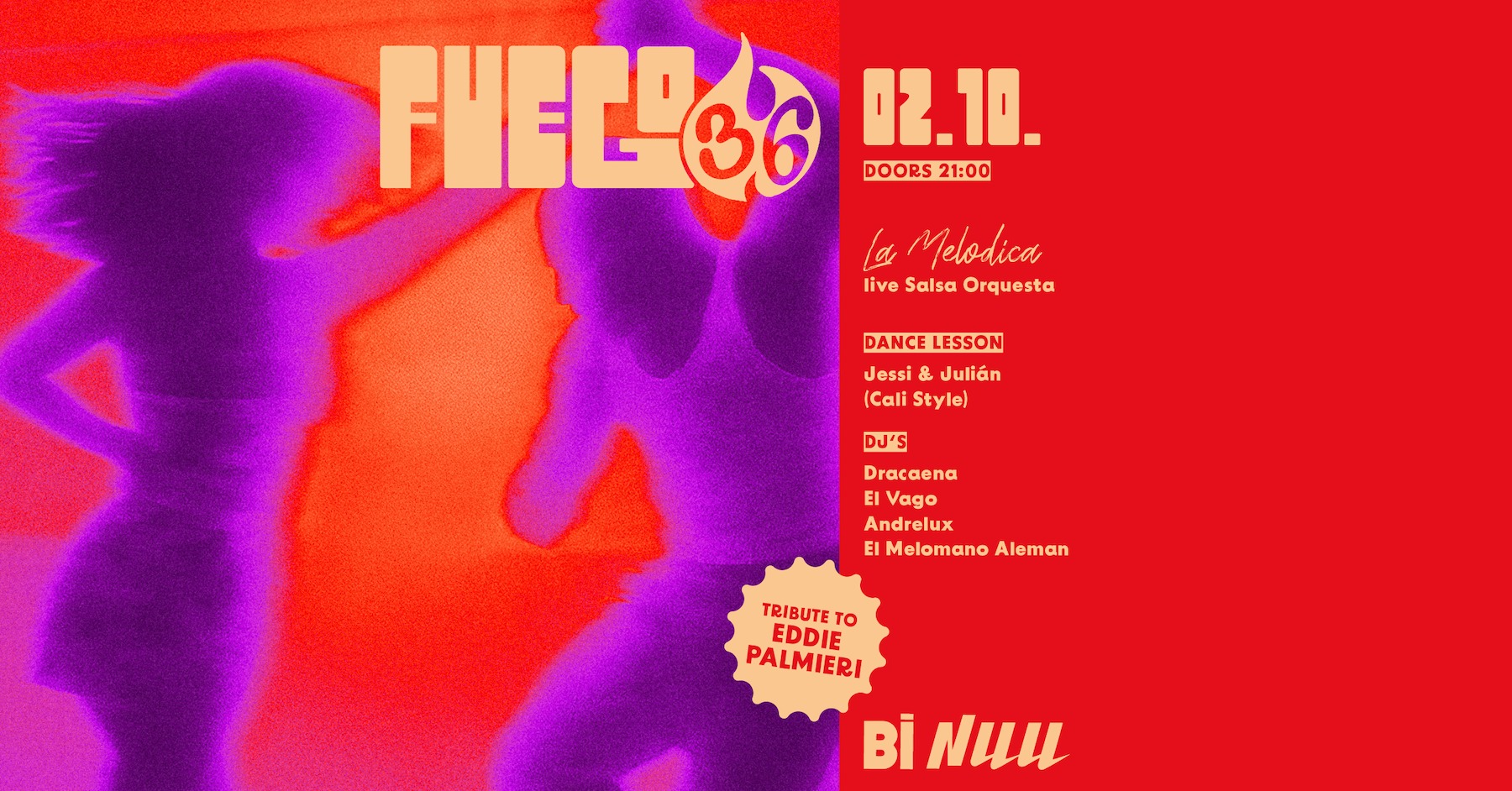 FUEGO36: La Melodica live @ Bi Nuu, Berlin am 02.10.25