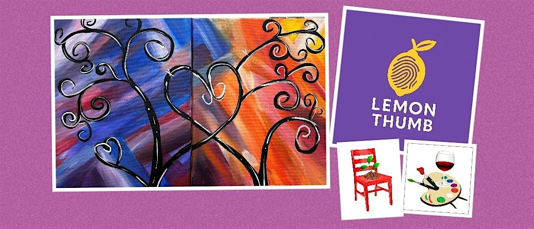 Valentine's Canvas for Couples or Singles!