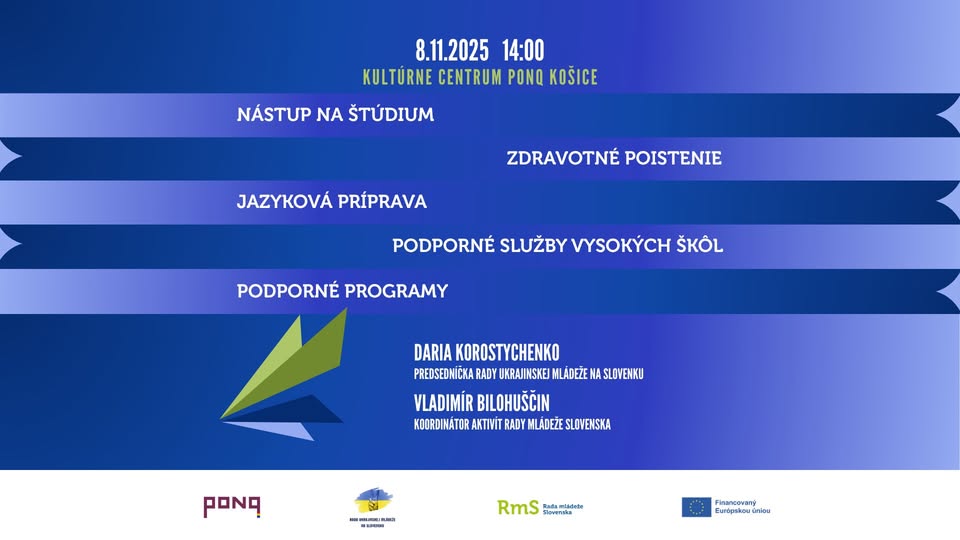 Príď sa zorientovať v začiatkoch študentského života na Slovensku! 💙💛