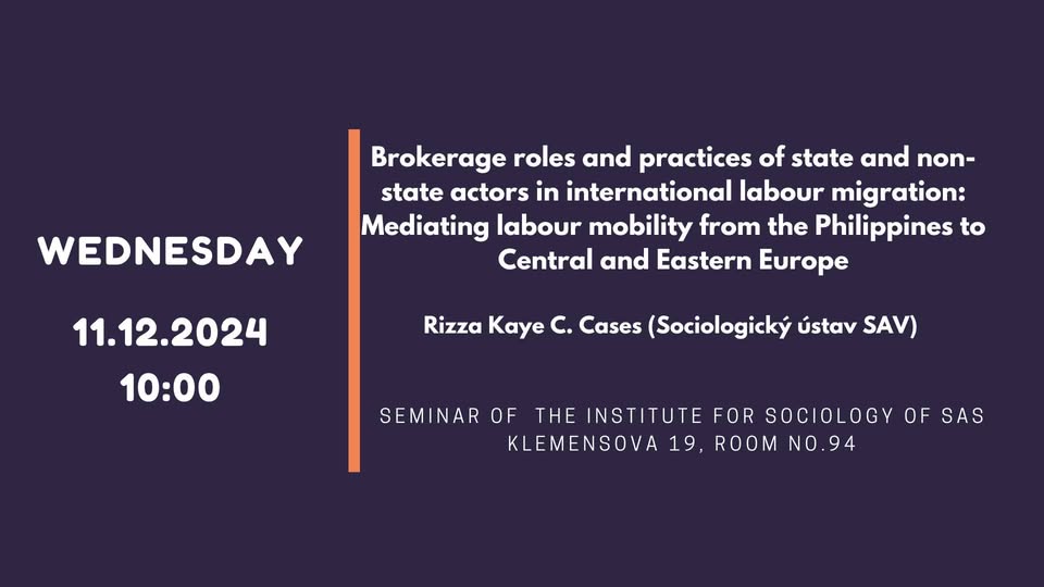 Mediating labour mobility from the Philippines to Central and Eastern Europe