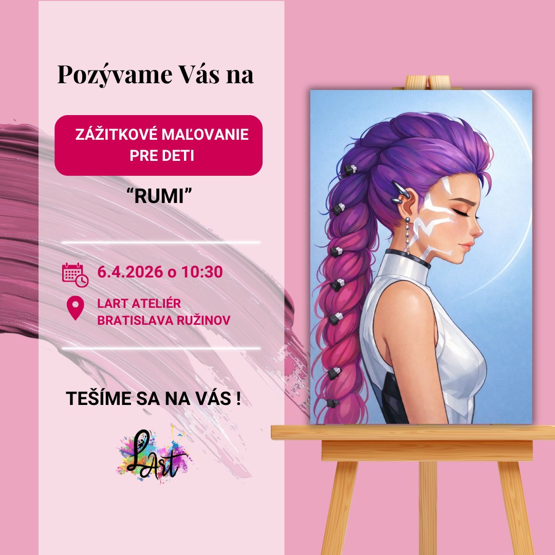 Zážitkové maľovanie pre deti - Rumi