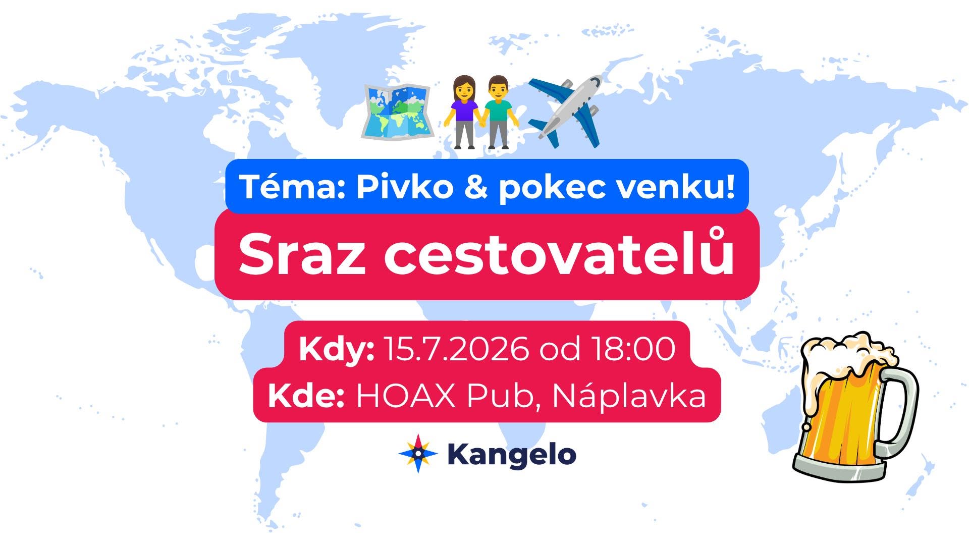 Sraz cestovatelů č. 97 - Pivko & pokec | Praha Venku!