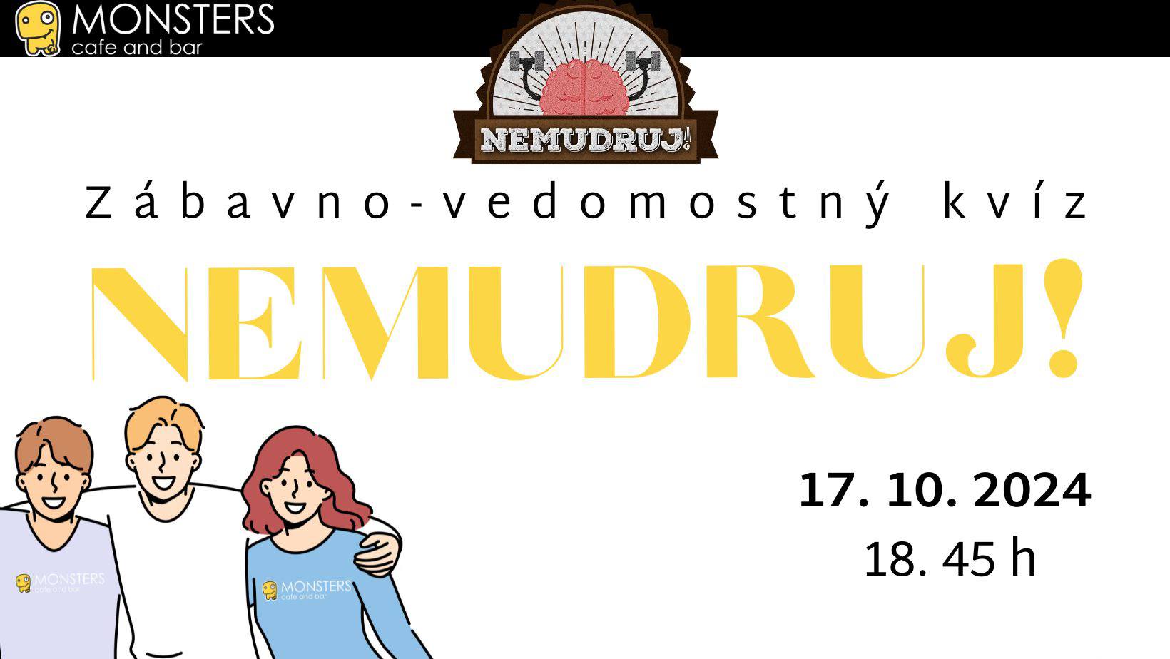 Zábavno - vedomostný kvíz NEMUDRUJ!