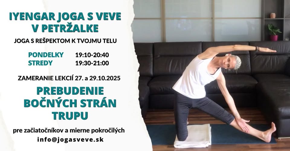 Prebudenie bočných strán trupu pre uvoľnenie napätia v tele