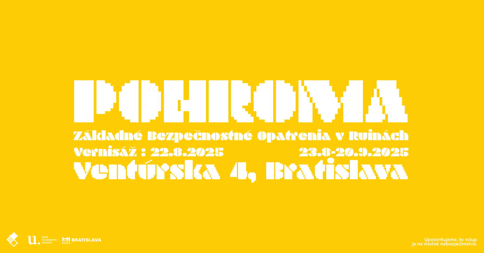 POHROMA: Základné bezpečnostné opatrenia v ruinách / DISASTER: Basic Safety Measures in Ruins