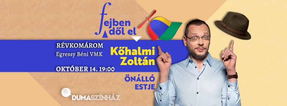 DUMASZÍNHÁZ /// Fejben dől el – Kőhalmi Zoltán önálló estje
