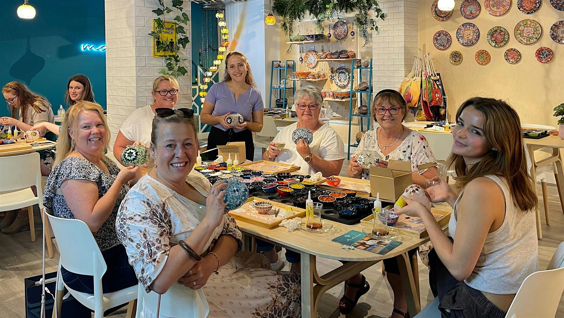 Mosaic Art Classes Portland: Turkish Lamp Workshop