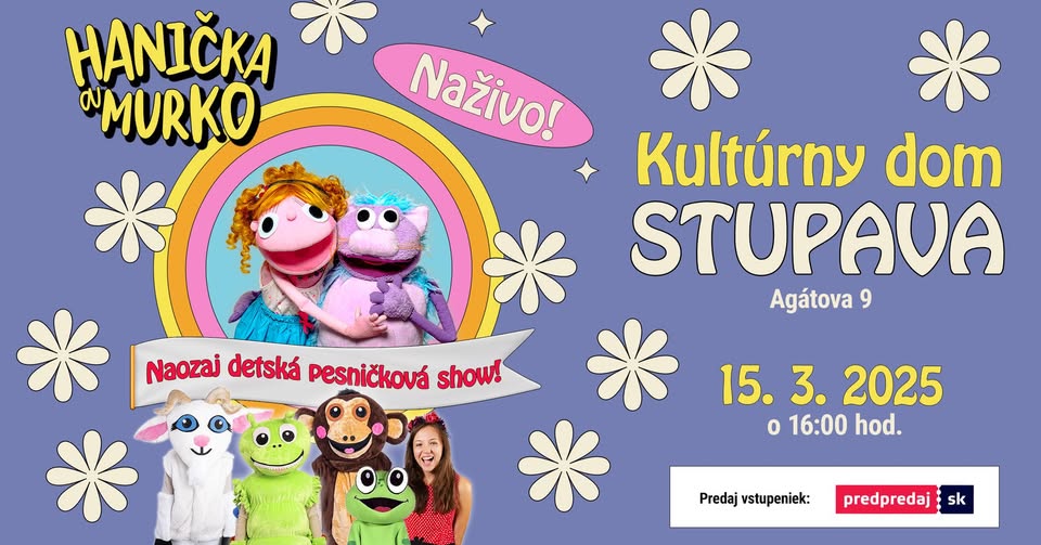 Stupava - Hanička a Murko - Koncertné turné JAR 2025