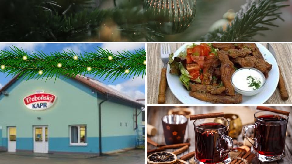 Předvánoční občerstvení na sádkách Lahovice