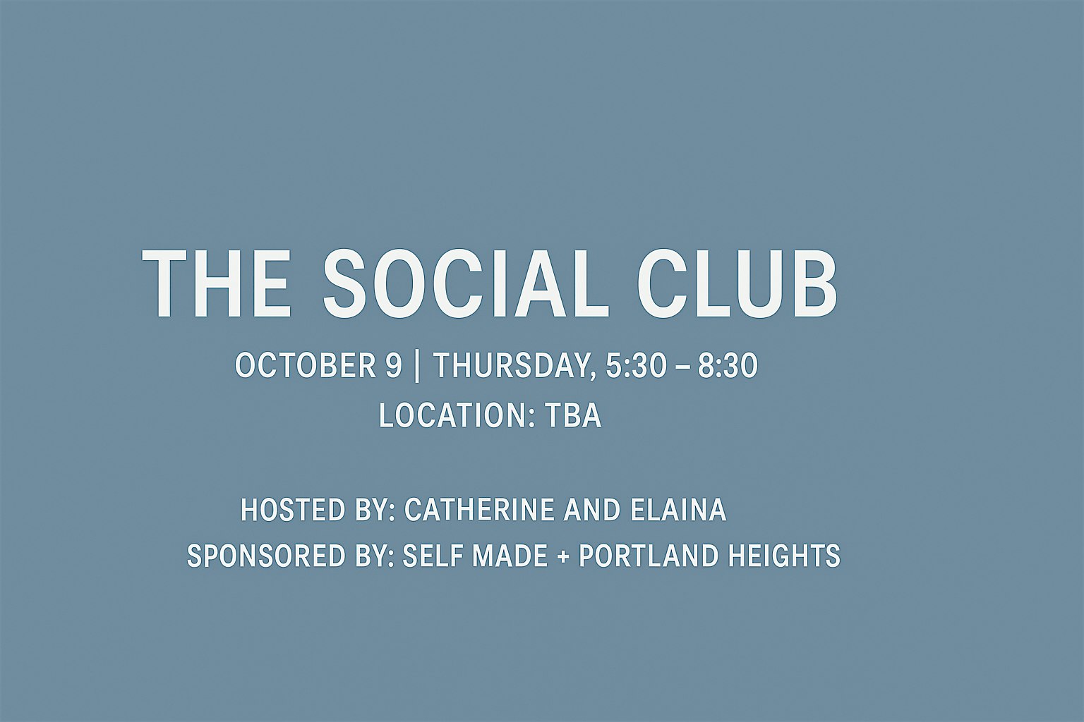 The Social Club - Cannabis Happy Hour