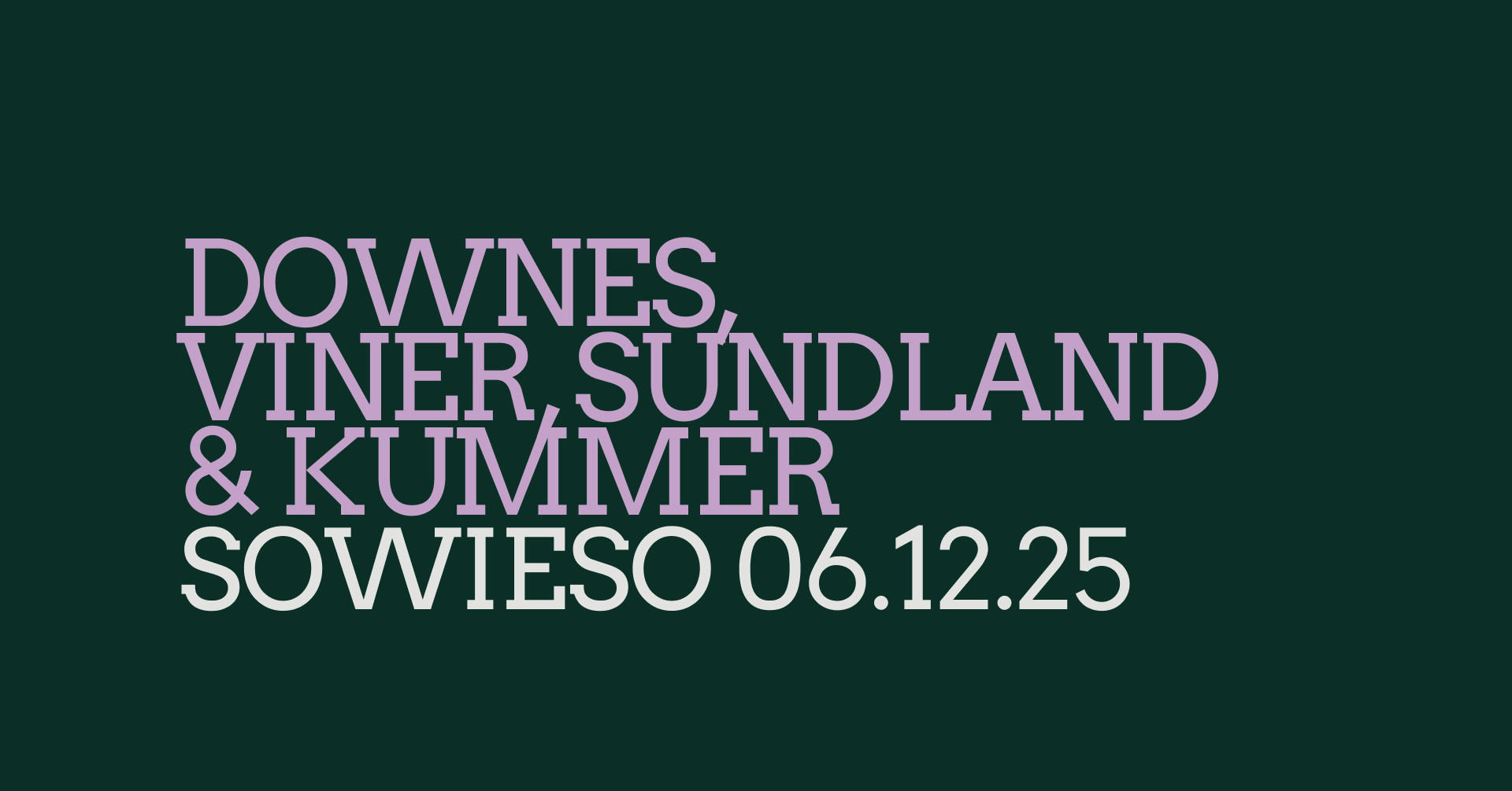 Downes–Viner–Sundland–Kummer