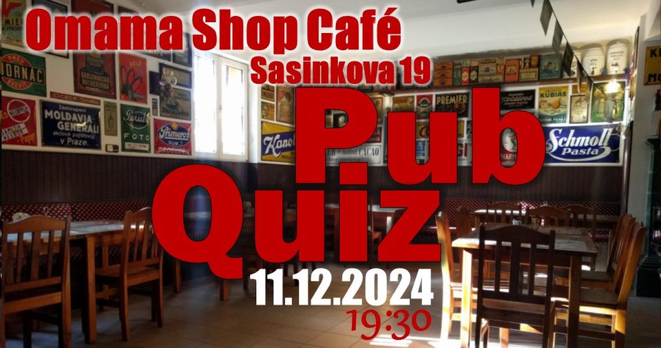 Pub Quiz v Omama Shop Café