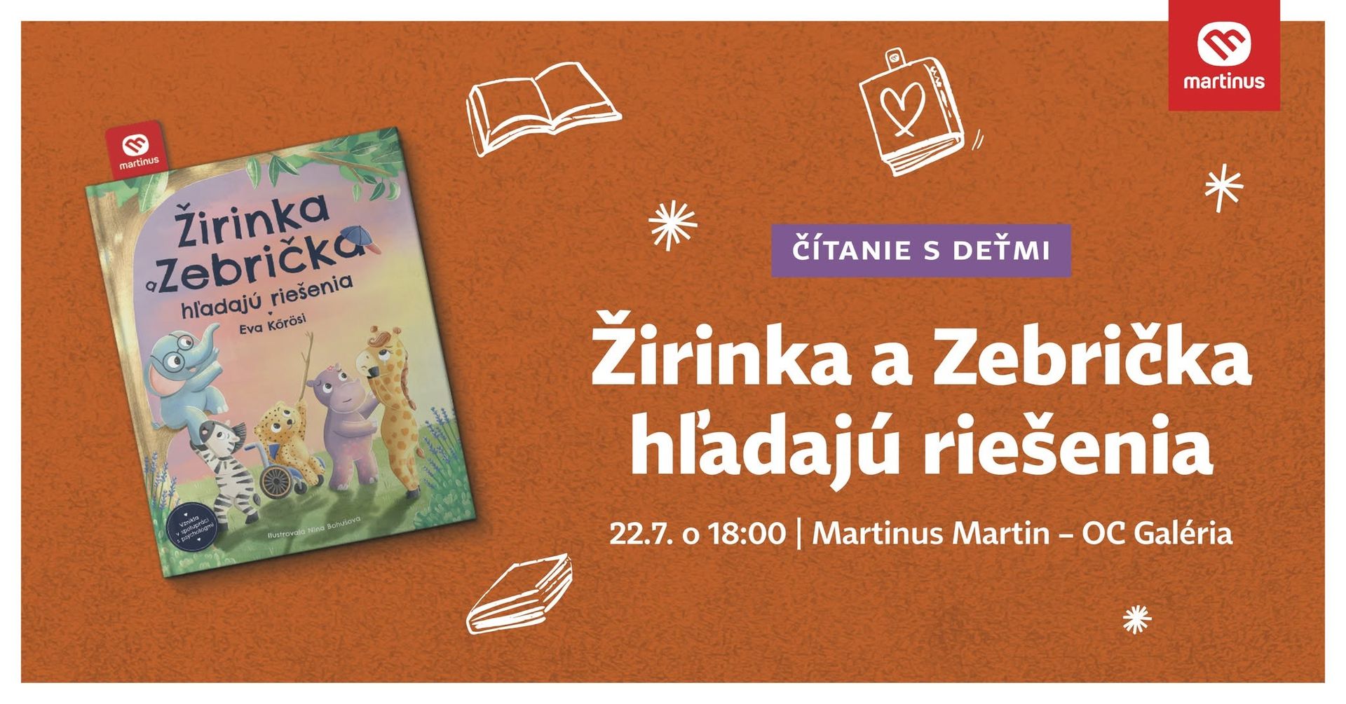 Čítanie si s deťmi: Žirinka a Zebrička hľadajú riešenia