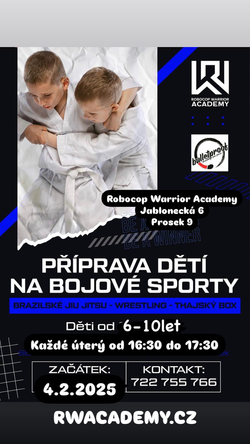 Příprava dětí na bojové sporty - 6 až 10 let