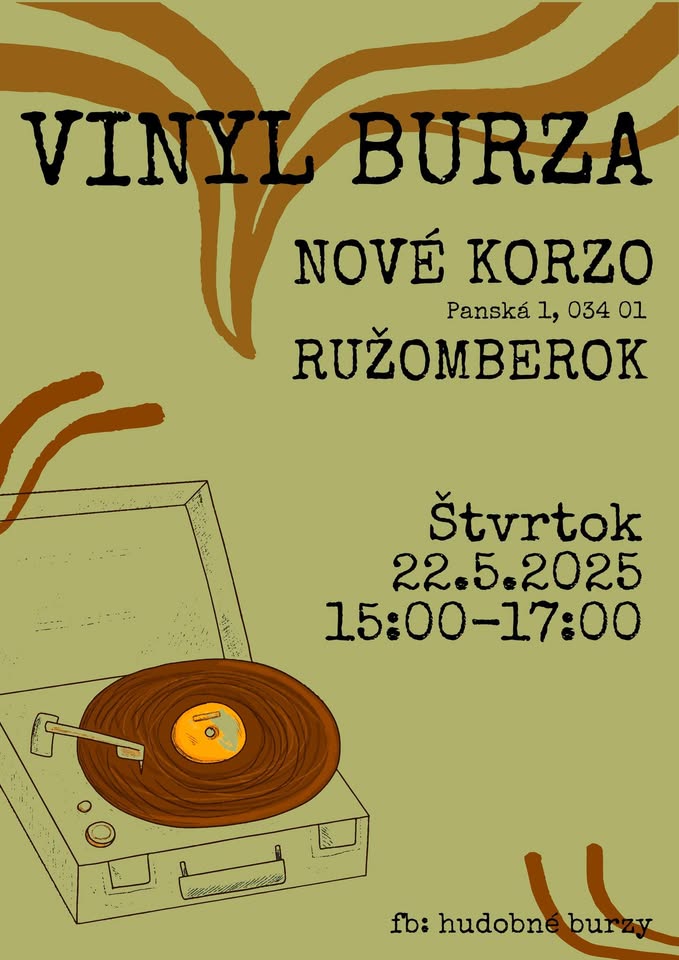 Vinylová burza Ružomberok Nové Korzo