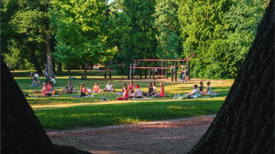 Jóga pod širým nebem 🧘‍♀️🌞