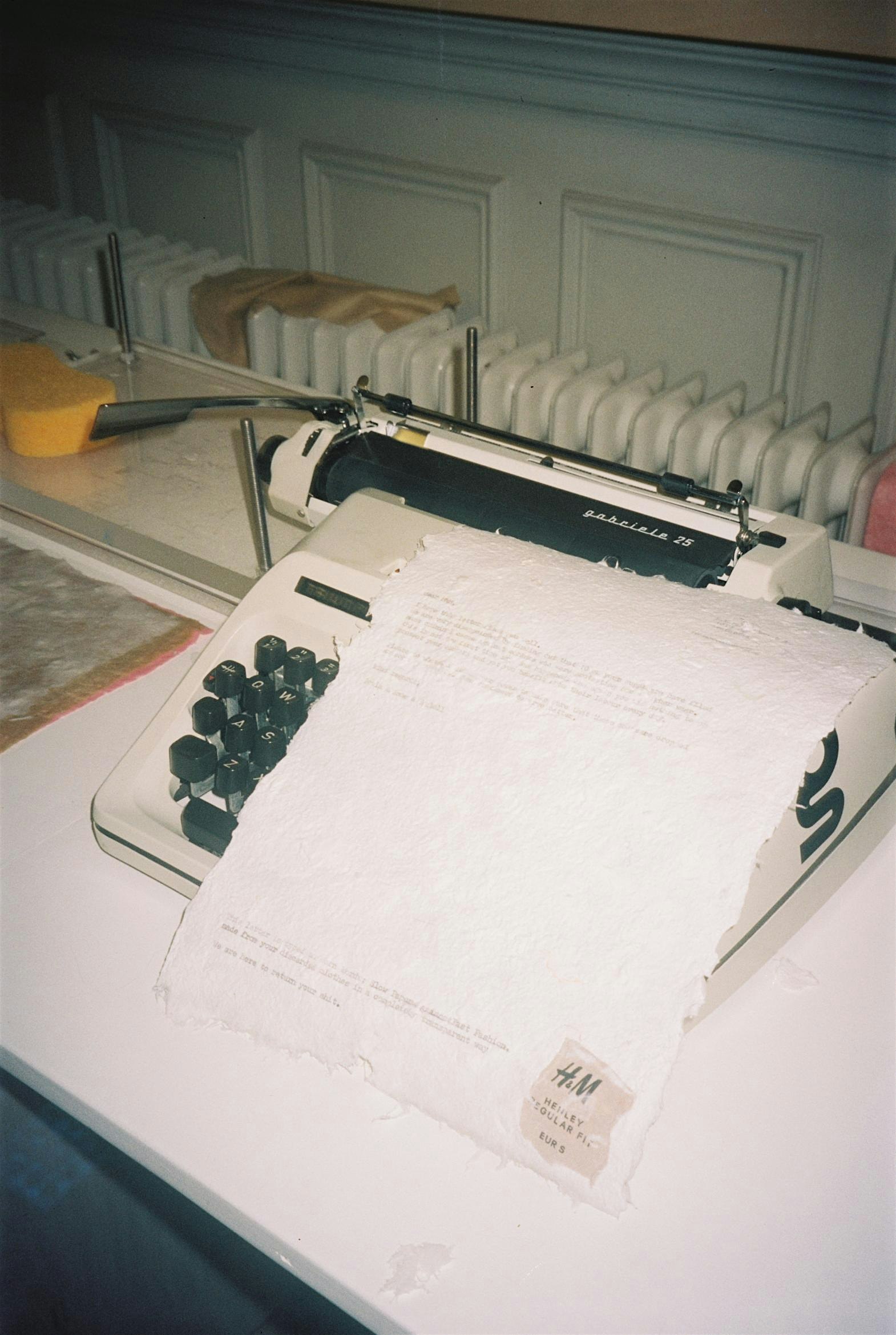 Activist writing and paper making session