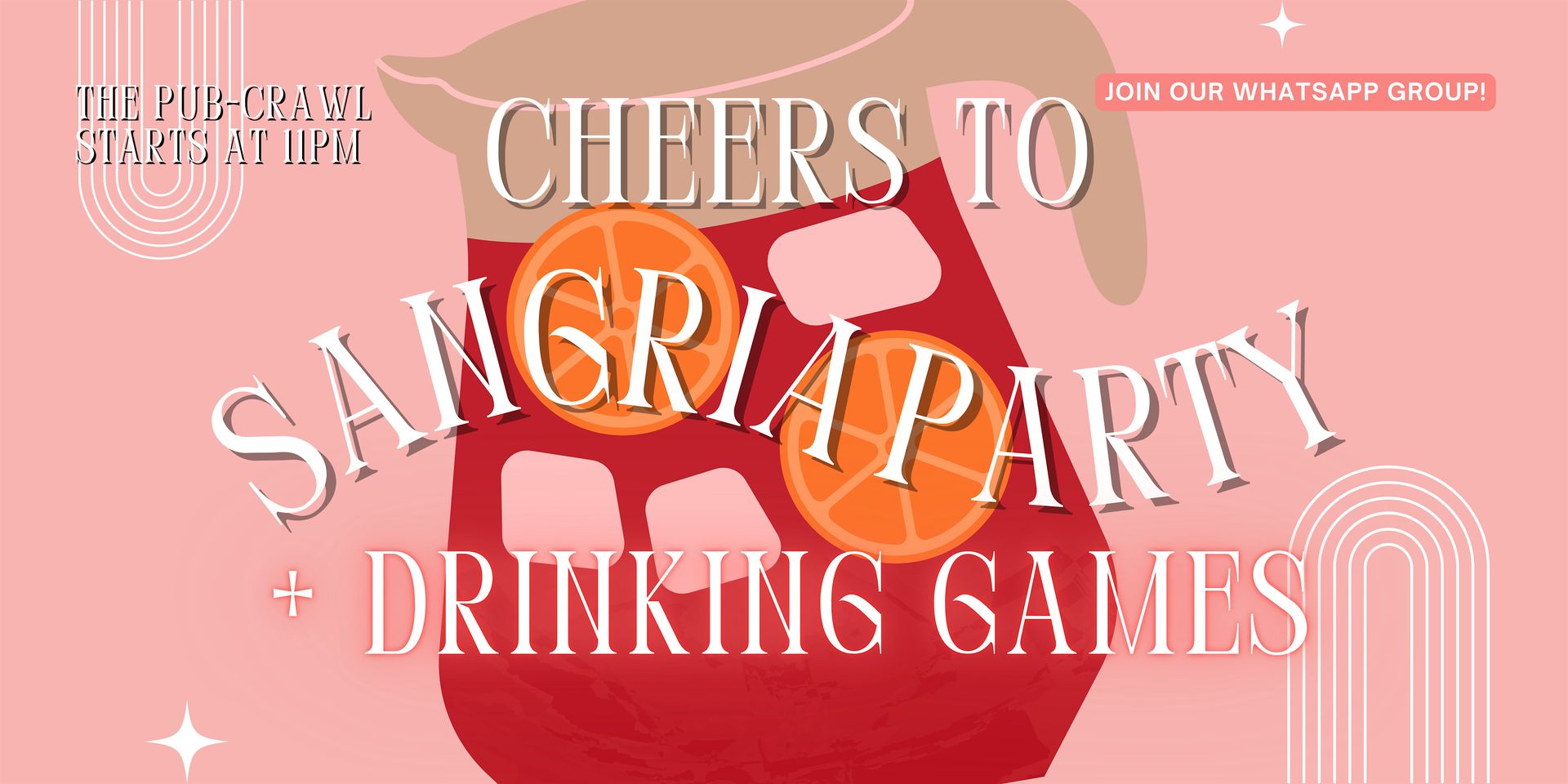 Sangría Party + Drinking Games (Free Event)