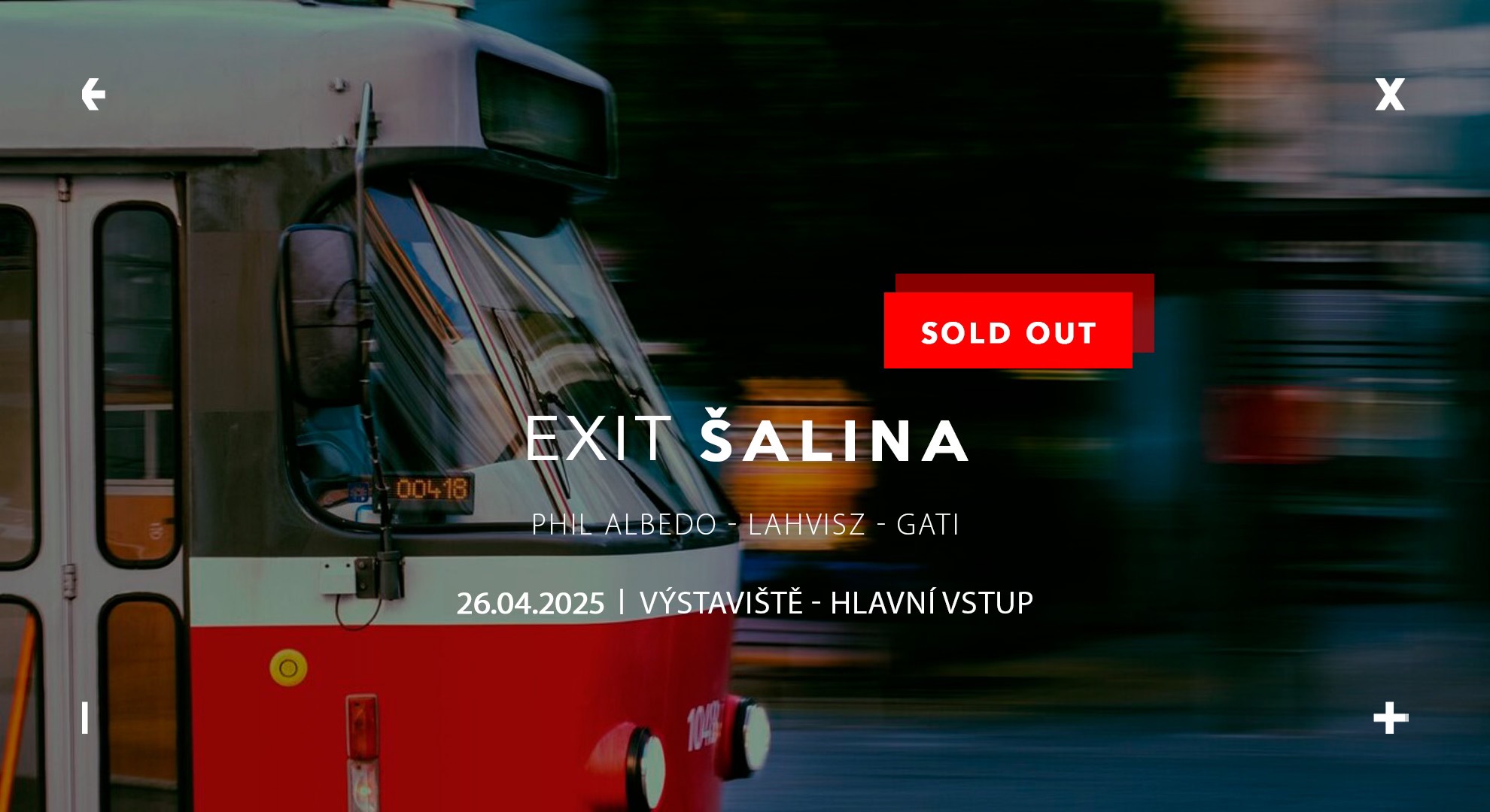 EXIT Šalina ~ /vyprodáno/