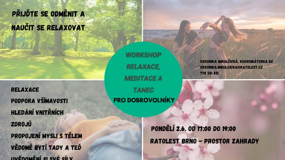 Workshop Relaxace, meditace, tanec