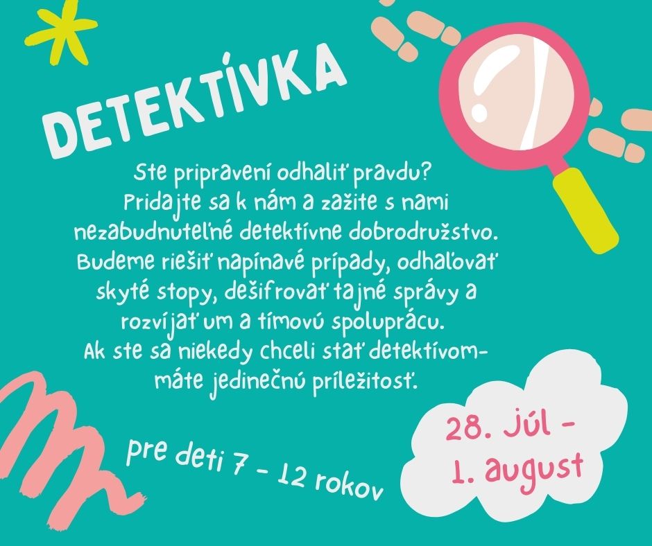 DETEKTÍVKA / Letný tábor EDUdrama