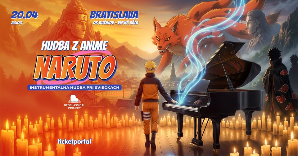 Naruto - inštrumentálna hudba Bratislava 20.04