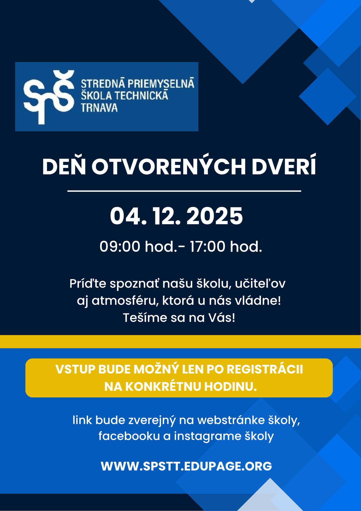 Deň otvorených dverí na SPŠT