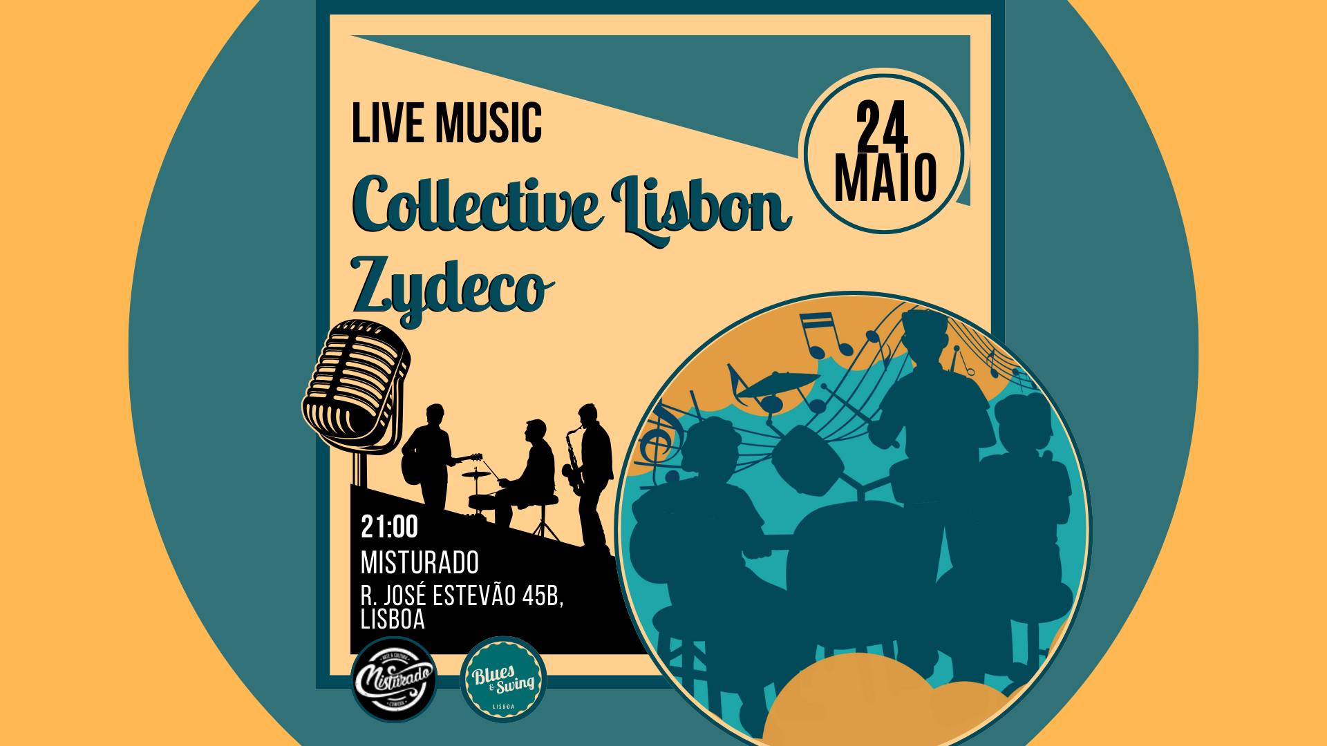 ♫•♫ Collective Lisbon Zydeco” ♫•♫ | Live Music