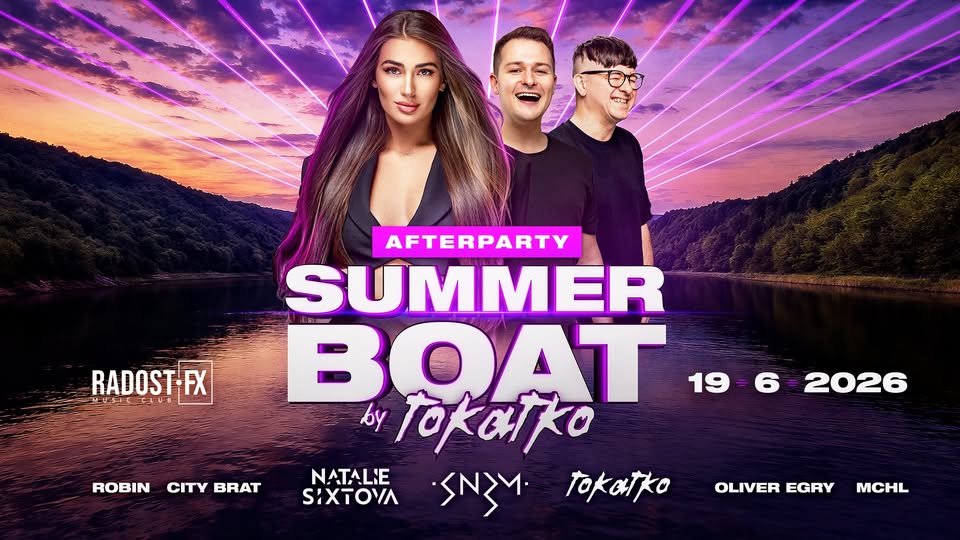 AFTERPARTY SUMMER BOAT by Tokátko • 19.6.2026
