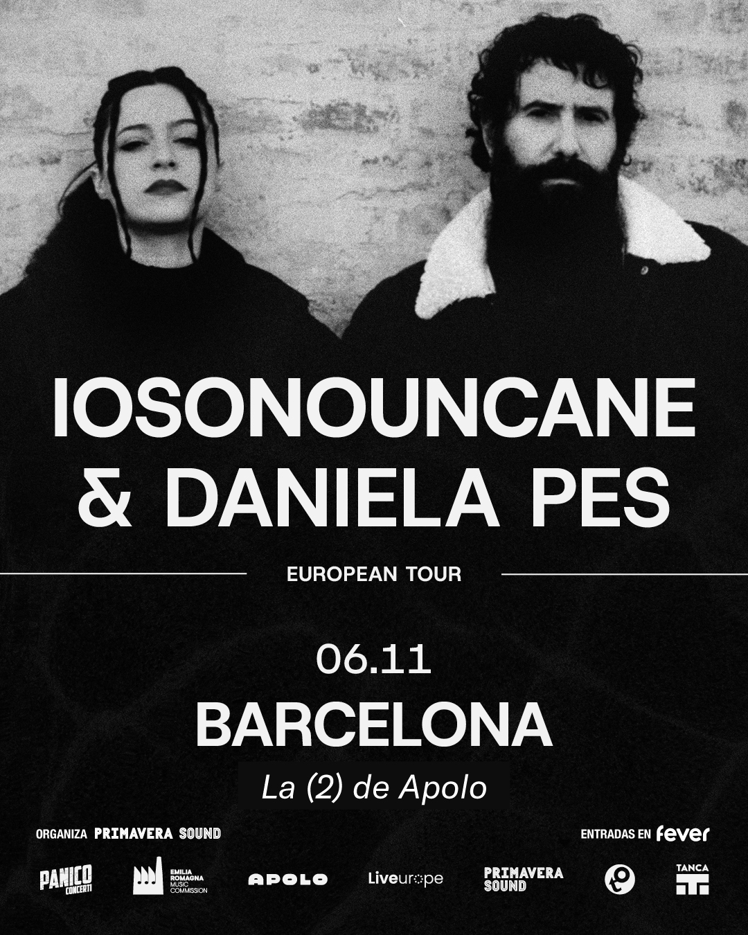 Iosonouncane + Daniela Pes en Barcelona