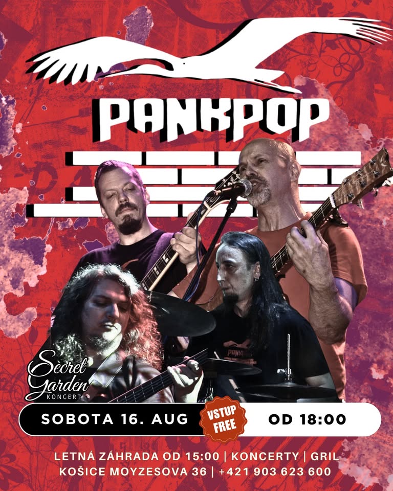 Koncert Pankpop v Košiciach