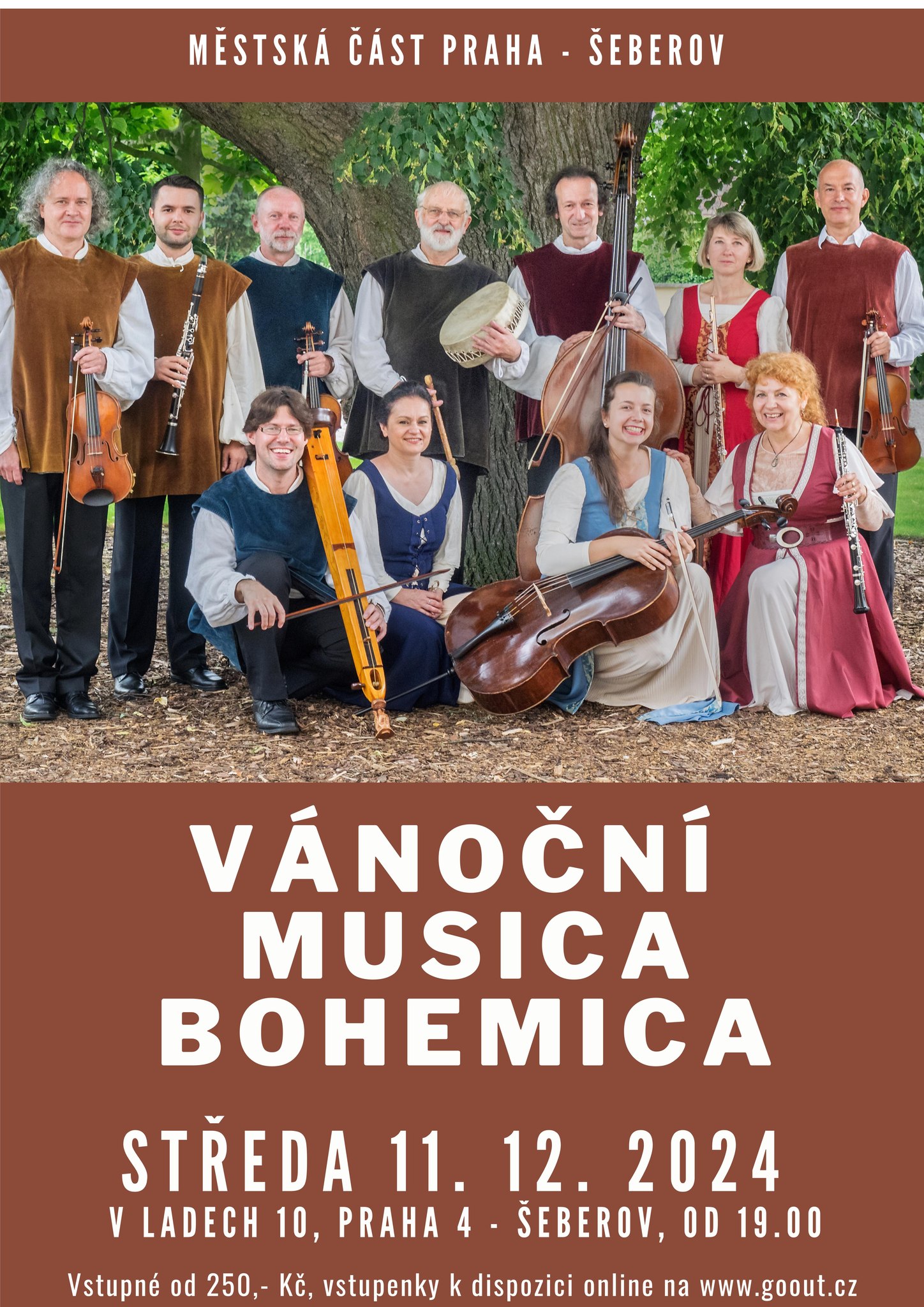 Vánoční koncert souboru Musica Bohemica