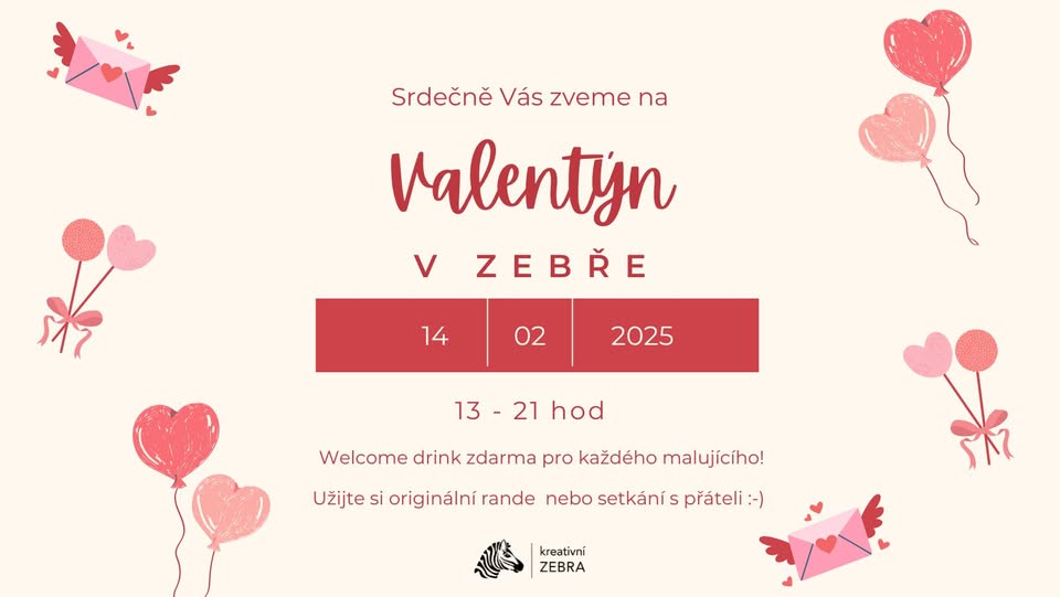 Valentýn v Kreativní zebře