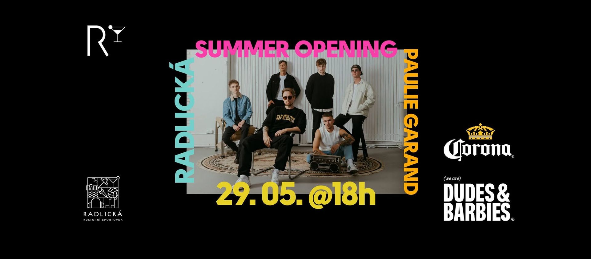 Otvíračka na Radlický: Paulie Garand + live band