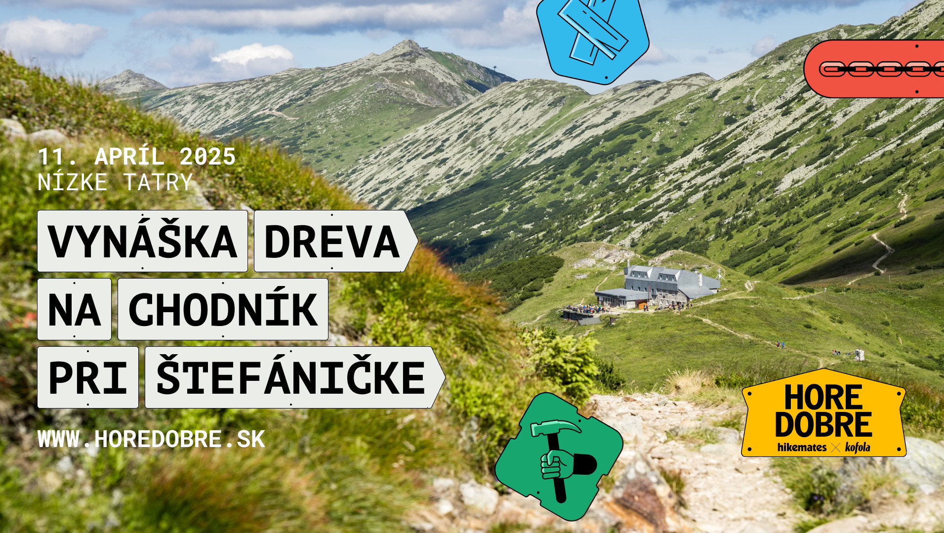 HORE DOBRE: Brigáda na chodníku vedúcom na Štefáničku